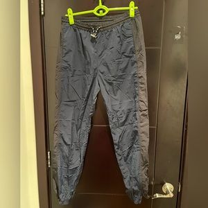 Black and Blue Lululemon Track Pants